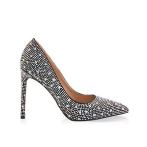 💎💎Rhinestone Black Studded Heels 💎💎 🆕